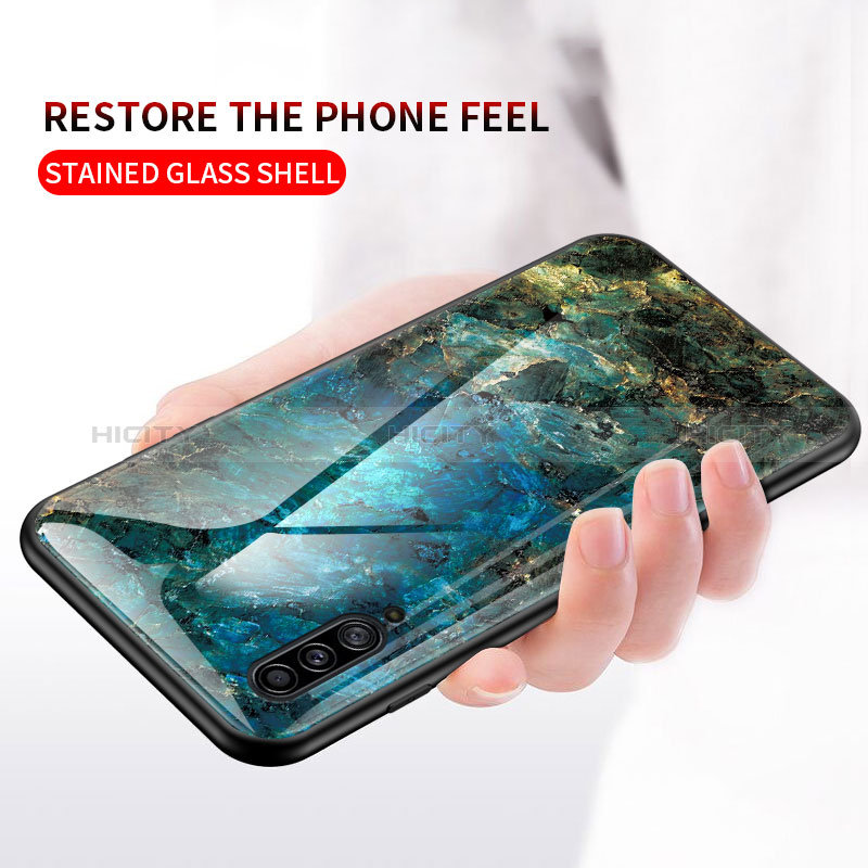 Custodia Silicone Gel Laterale Fantasia Modello Specchio Cover per Samsung Galaxy A30S
