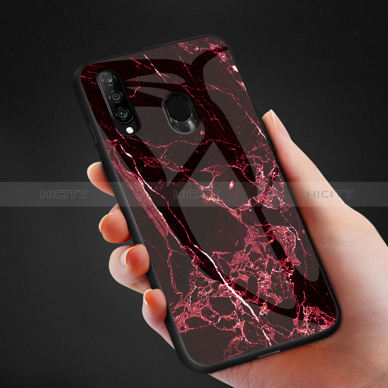 Custodia Silicone Gel Laterale Fantasia Modello Specchio Cover per Samsung Galaxy A40s