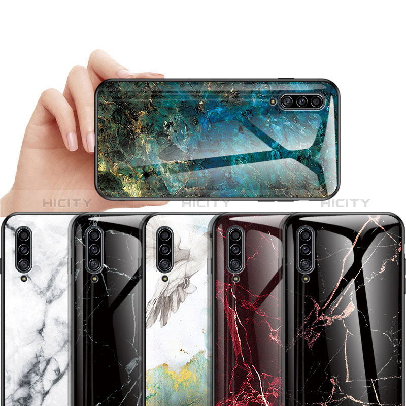 Custodia Silicone Gel Laterale Fantasia Modello Specchio Cover per Samsung Galaxy A50S