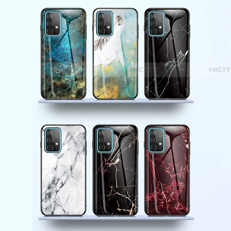 Custodia Silicone Gel Laterale Fantasia Modello Specchio Cover per Samsung Galaxy A52 5G