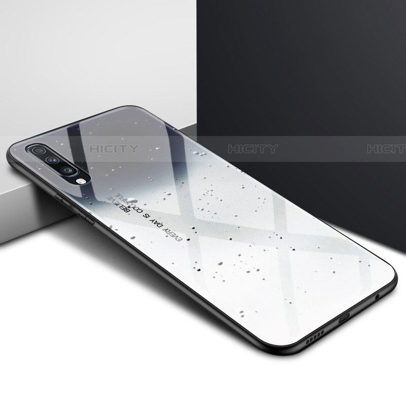 Custodia Silicone Gel Laterale Fantasia Modello Specchio Cover per Samsung Galaxy A70S