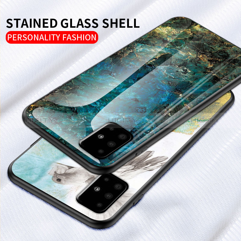 Custodia Silicone Gel Laterale Fantasia Modello Specchio Cover per Samsung Galaxy A71 4G A715
