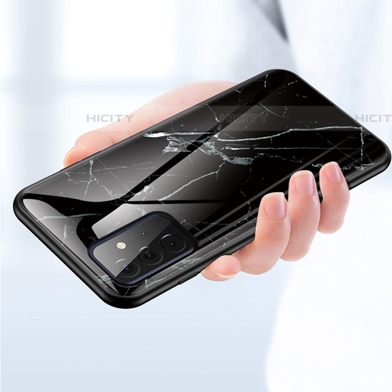 Custodia Silicone Gel Laterale Fantasia Modello Specchio Cover per Samsung Galaxy A72 5G