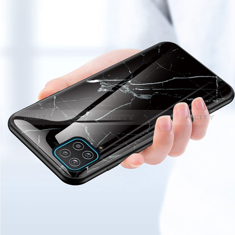Custodia Silicone Gel Laterale Fantasia Modello Specchio Cover per Samsung Galaxy F12
