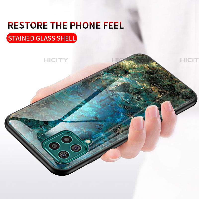 Custodia Silicone Gel Laterale Fantasia Modello Specchio Cover per Samsung Galaxy F62 5G