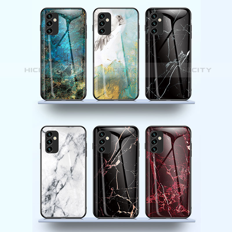 Custodia Silicone Gel Laterale Fantasia Modello Specchio Cover per Samsung Galaxy M23 5G