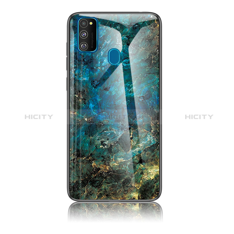 Custodia Silicone Gel Laterale Fantasia Modello Specchio Cover per Samsung Galaxy M30s