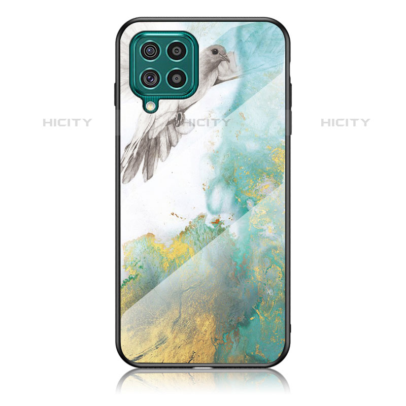 Custodia Silicone Gel Laterale Fantasia Modello Specchio Cover per Samsung Galaxy M62 4G Verde