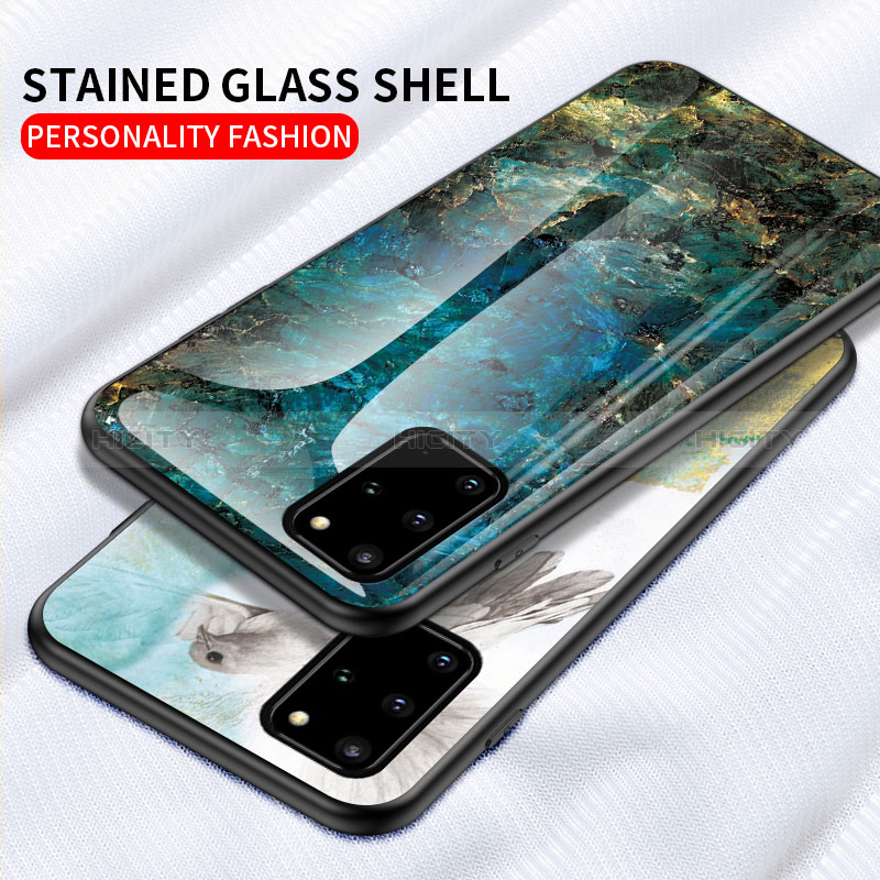 Custodia Silicone Gel Laterale Fantasia Modello Specchio Cover per Samsung Galaxy S20 Plus