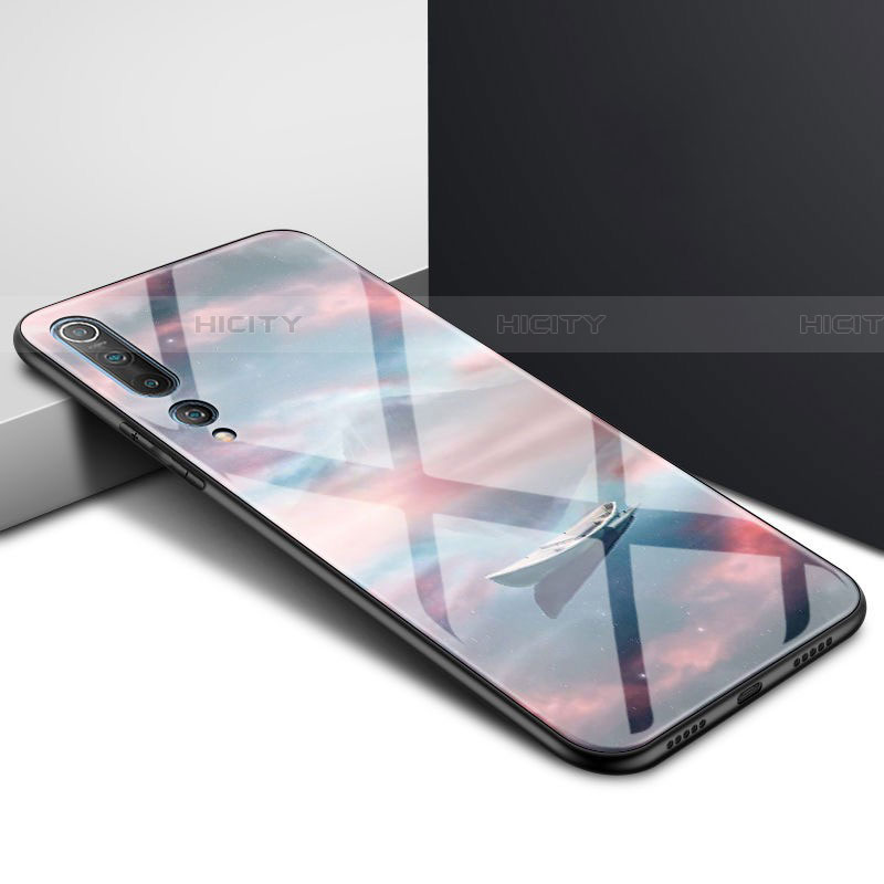 Custodia Silicone Gel Laterale Fantasia Modello Specchio Cover per Xiaomi Mi 10 Pro