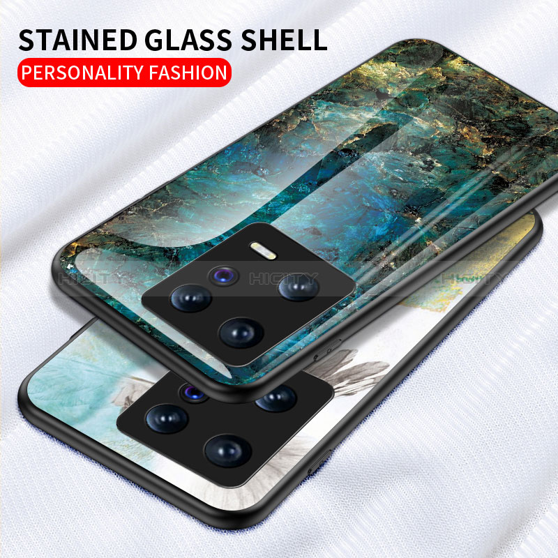 Custodia Silicone Gel Laterale Fantasia Modello Specchio Cover per Xiaomi Mi 13 5G