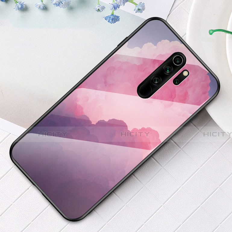 Custodia Silicone Gel Laterale Fantasia Modello Specchio Cover per Xiaomi Redmi Note 8 Pro