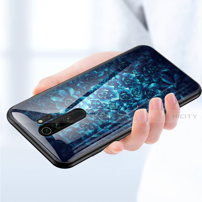 Custodia Silicone Gel Laterale Fantasia Modello Specchio Cover per Xiaomi Redmi Note 8 Pro