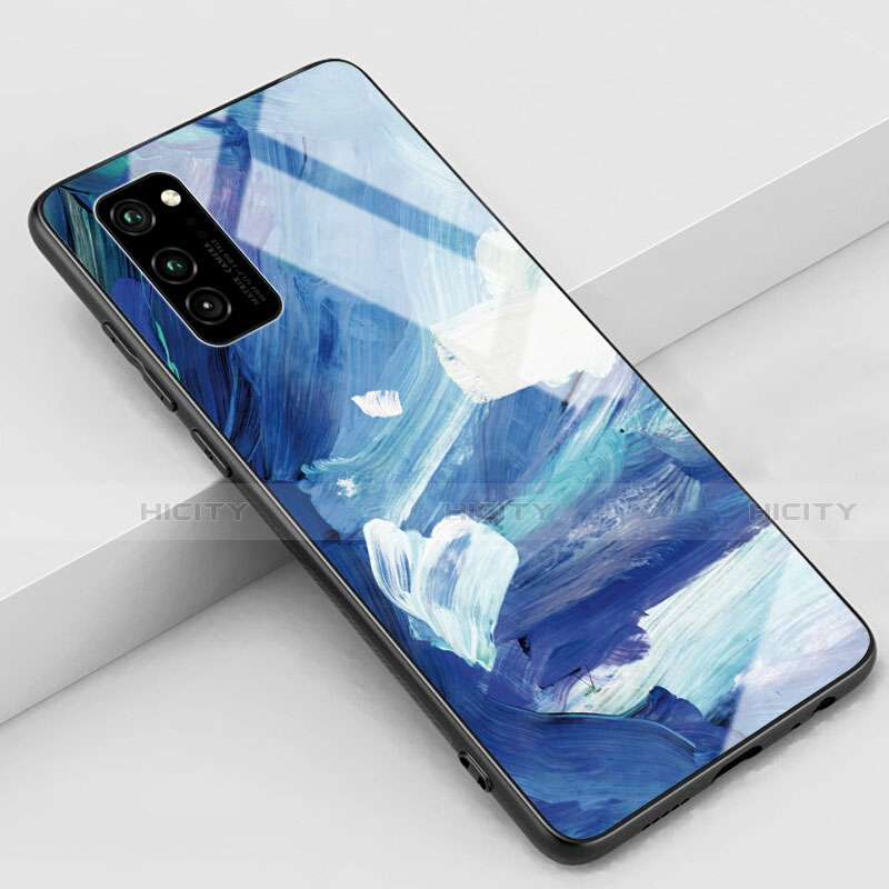 Custodia Silicone Gel Laterale Fantasia Modello Specchio Cover S01 per Huawei Honor View 30 Pro 5G