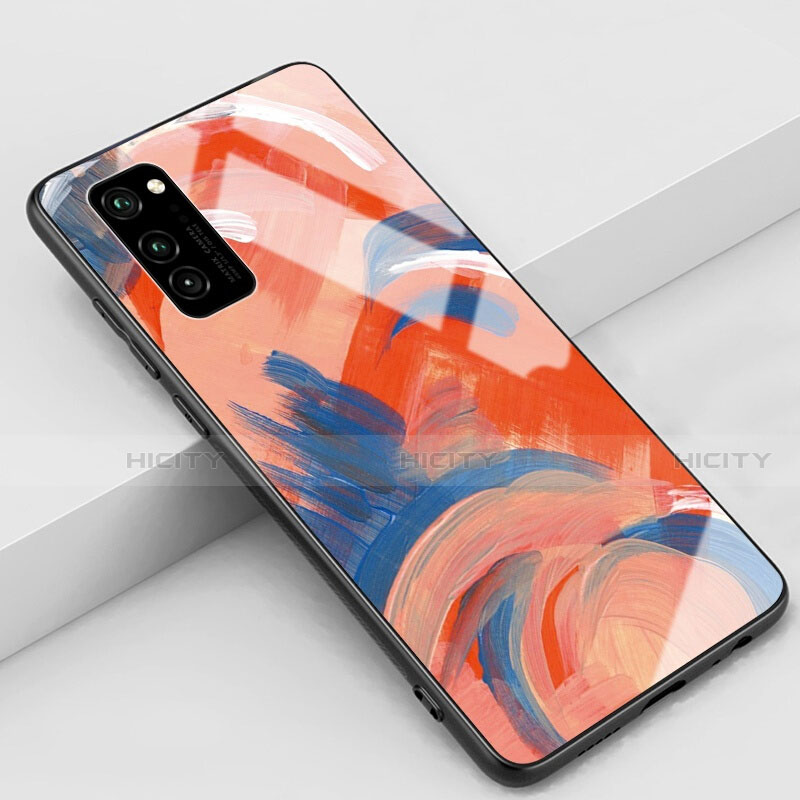 Custodia Silicone Gel Laterale Fantasia Modello Specchio Cover S01 per Huawei Honor View 30 Pro 5G