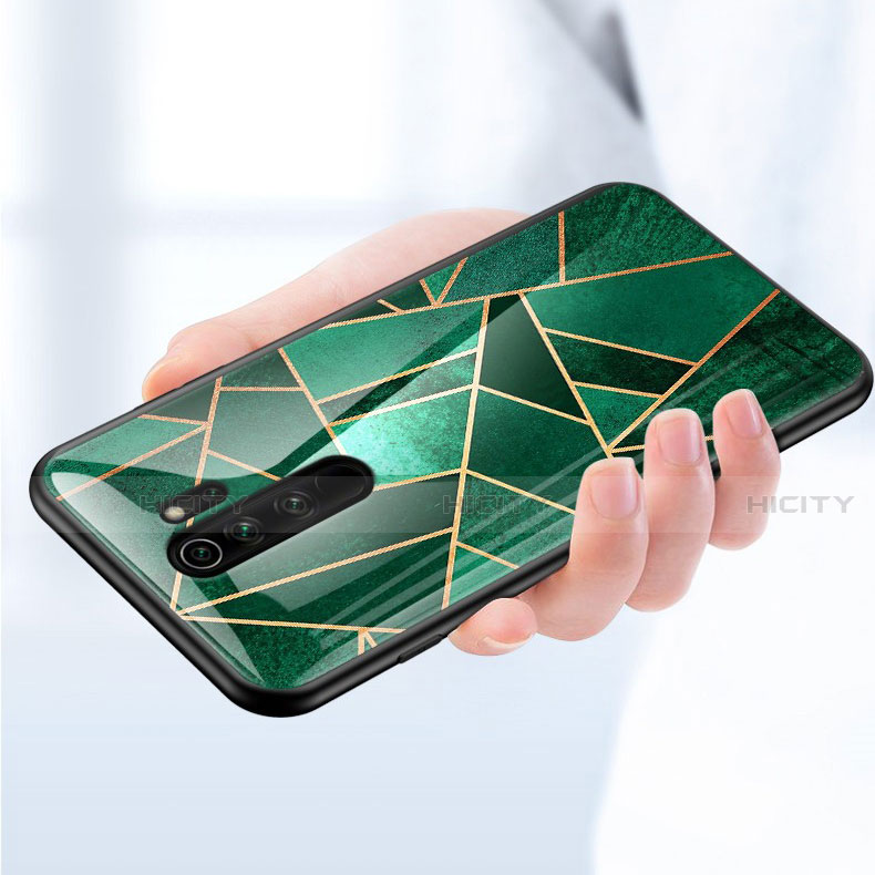 Custodia Silicone Gel Laterale Fantasia Modello Specchio Cover S01 per Xiaomi Redmi Note 8 Pro