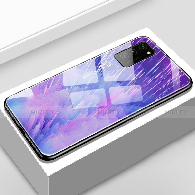 Custodia Silicone Gel Laterale Fantasia Modello Specchio Cover S02 per Huawei Honor View 30 Pro 5G