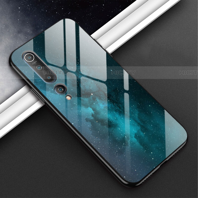 Custodia Silicone Gel Laterale Fantasia Modello Specchio Cover S02 per Xiaomi Mi 10