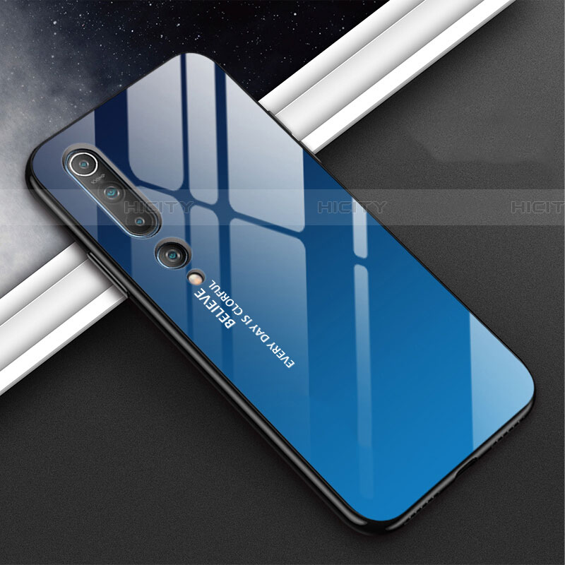 Custodia Silicone Gel Laterale Fantasia Modello Specchio Cover S02 per Xiaomi Mi 10
