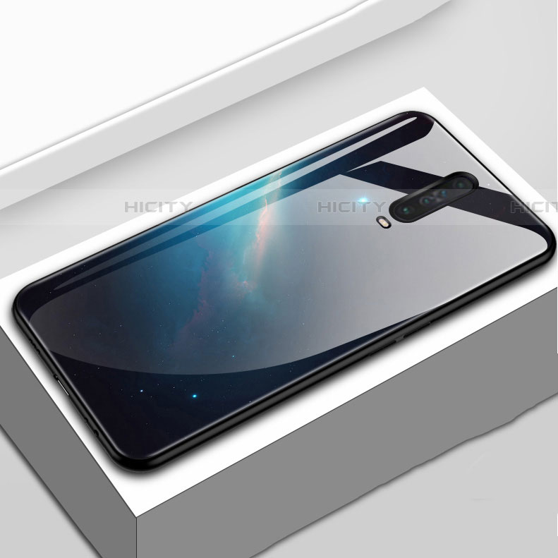 Custodia Silicone Gel Laterale Fantasia Modello Specchio Cover S02 per Xiaomi Redmi K30i 5G Nero
