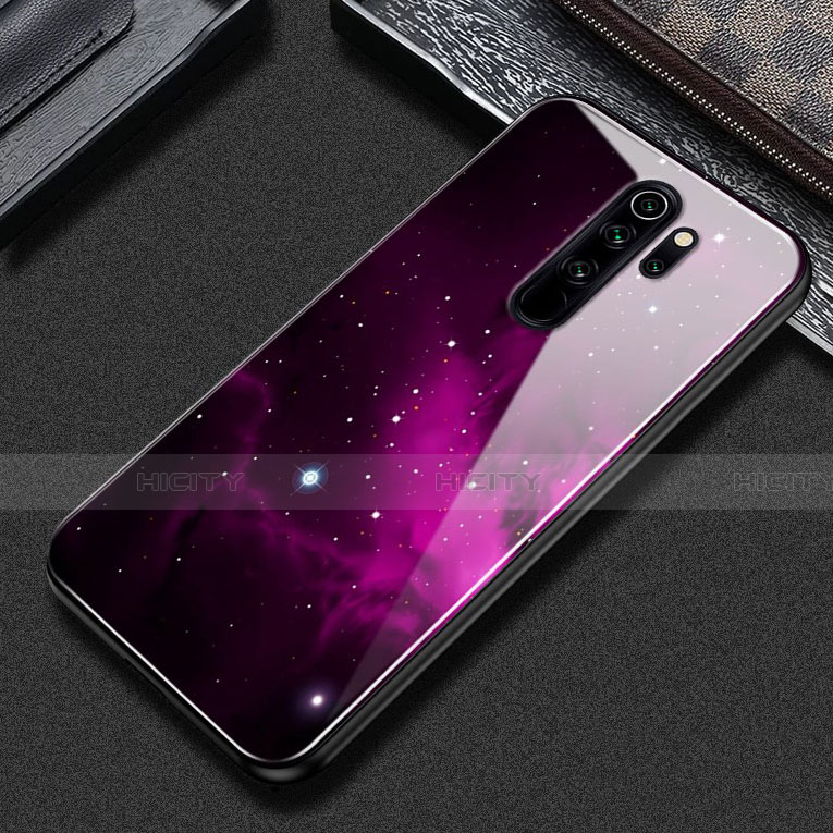 Custodia Silicone Gel Laterale Fantasia Modello Specchio Cover S02 per Xiaomi Redmi Note 8 Pro