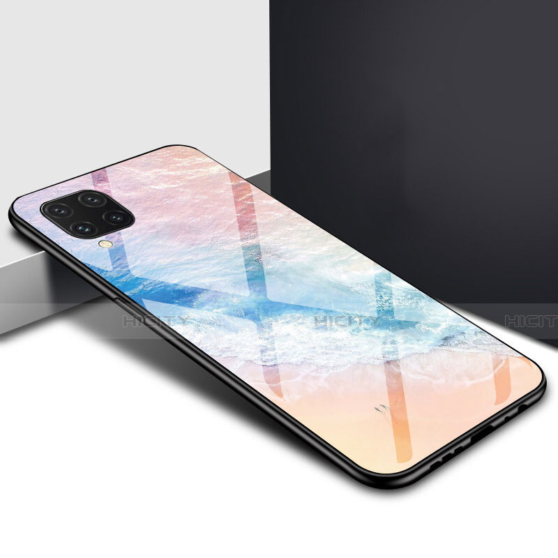 Custodia Silicone Gel Laterale Fantasia Modello Specchio Cover S03 per Huawei Nova 6 SE Arancione