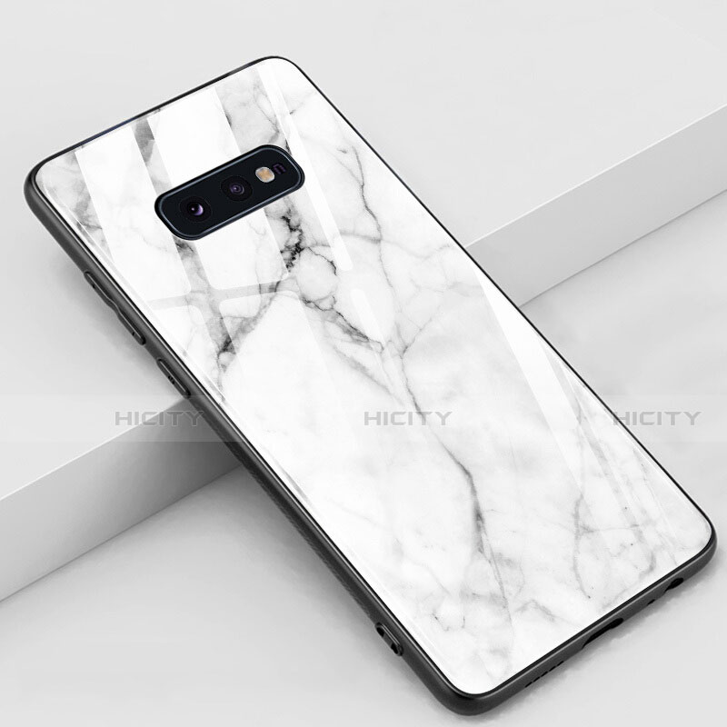 Custodia Silicone Gel Laterale Fantasia Modello Specchio Cover S03 per Samsung Galaxy S10e