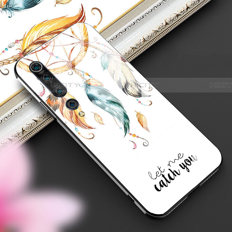 Custodia Silicone Gel Laterale Fantasia Modello Specchio Cover S03 per Xiaomi Mi 10 Pro