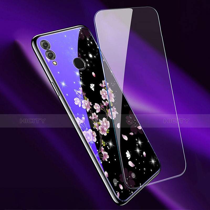 Custodia Silicone Gel Laterale Fantasia Modello Specchio Cover S04 per Huawei Honor 10 Lite