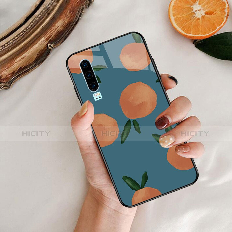 Custodia Silicone Gel Laterale Fantasia Modello Specchio Cover S04 per Huawei P30