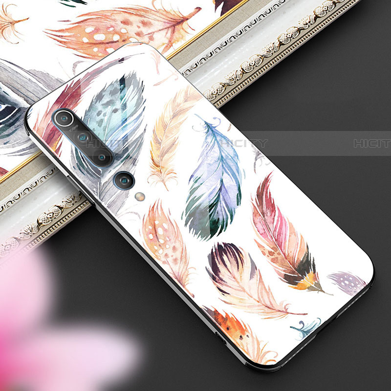 Custodia Silicone Gel Laterale Fantasia Modello Specchio Cover S04 per Xiaomi Mi 10 Multicolore