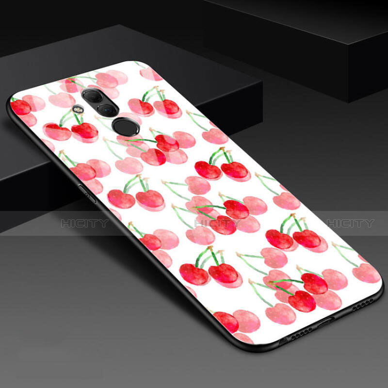 Custodia Silicone Gel Laterale Fiori Specchio Cover H02 per Huawei Mate 20 Lite