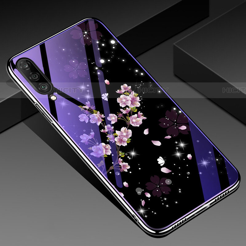 Custodia Silicone Gel Laterale Fiori Specchio Cover per Samsung Galaxy A70