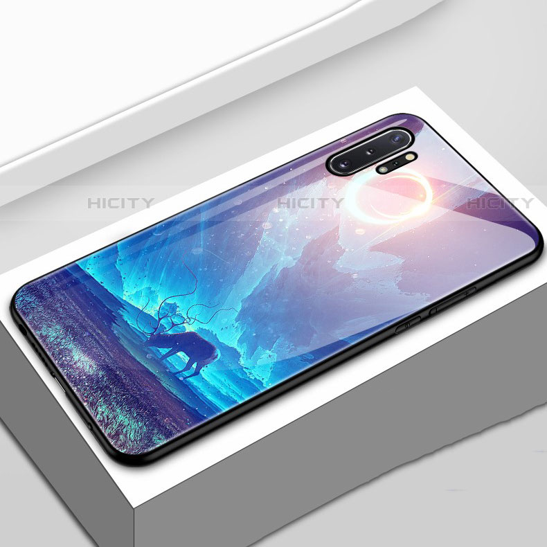 Custodia Silicone Gel Laterale Mistica Luna Stelle Specchio Cover per Samsung Galaxy Note 10 Plus 5G