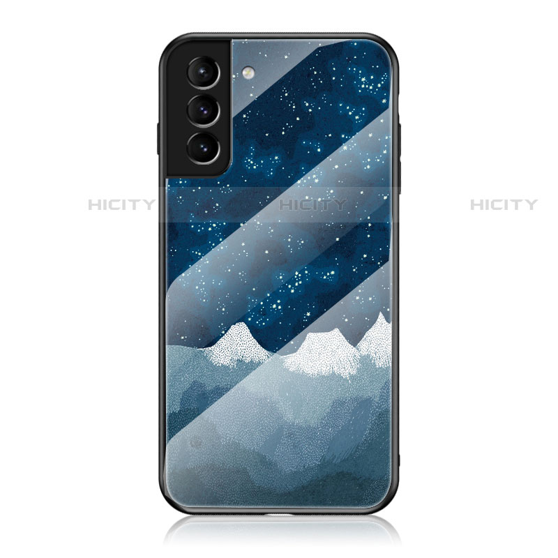 Custodia Silicone Gel Laterale Mistica Luna Stelle Specchio Cover per Samsung Galaxy S21 Plus 5G