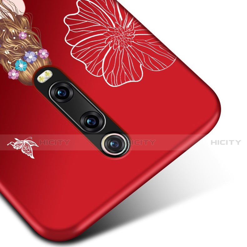 Custodia Silicone Gel Morbida Abito Ragazza Cover K01 per Xiaomi Redmi K20 Pro