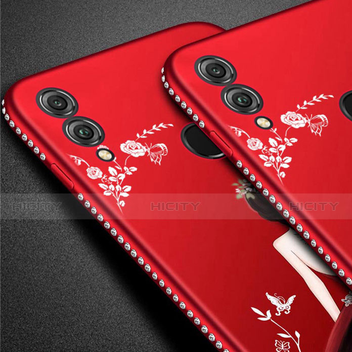 Custodia Silicone Gel Morbida Abito Ragazza Cover per Huawei Honor 10 Lite