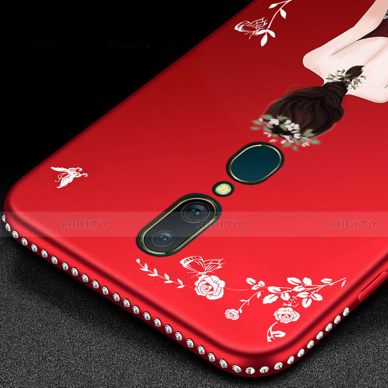 Custodia Silicone Gel Morbida Abito Ragazza Cover per Oppo A9X