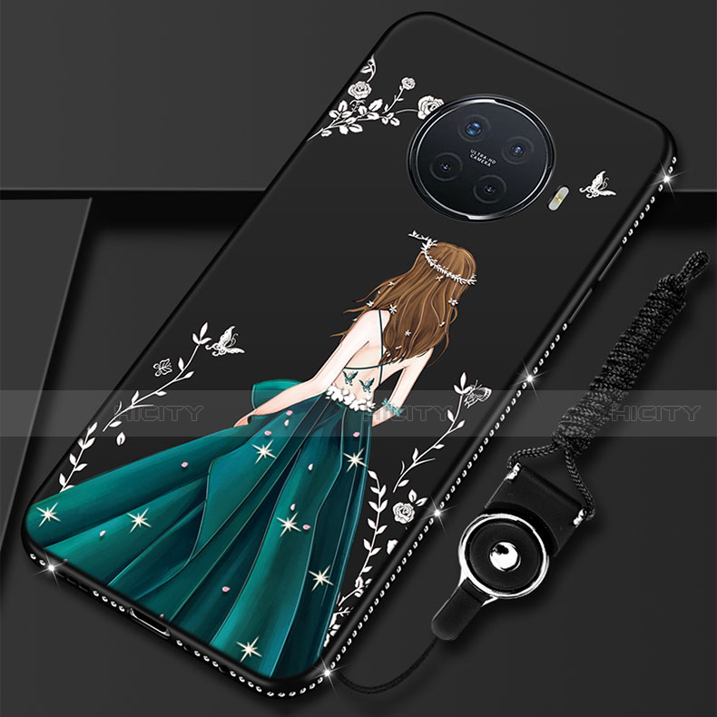 Custodia Silicone Gel Morbida Abito Ragazza Cover S01 per Oppo Ace2