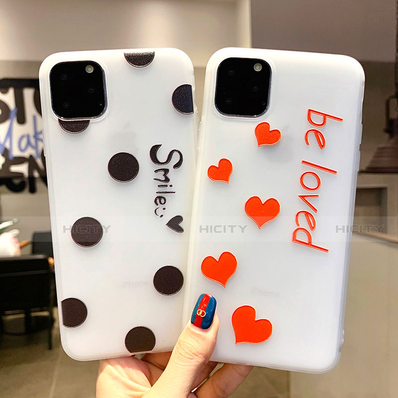 Custodia Silicone Gel Morbida Amore Cuore Cover S02 per Apple iPhone 11 Pro