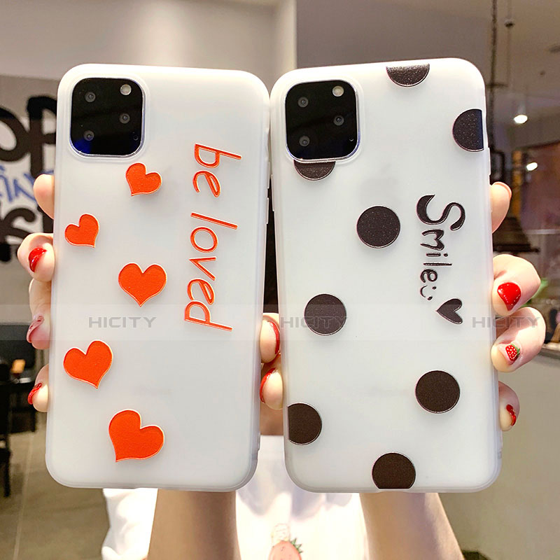 Custodia Silicone Gel Morbida Amore Cuore Cover S02 per Apple iPhone 11 Pro