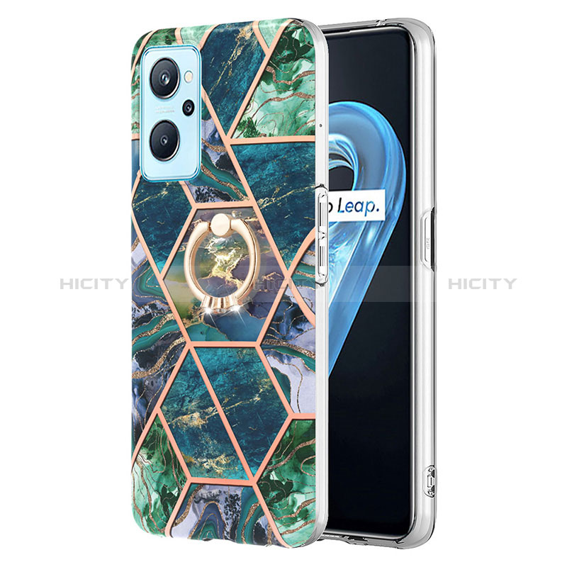 Custodia Silicone Gel Morbida Fantasia Modello Cover con Anello Supporto Y01B per Oppo K10 4G