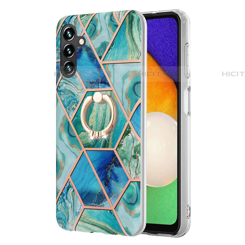 Custodia Silicone Gel Morbida Fantasia Modello Cover con Anello Supporto Y01B per Samsung Galaxy A04s