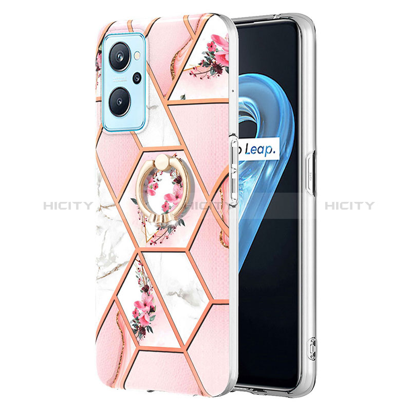 Custodia Silicone Gel Morbida Fantasia Modello Cover con Anello Supporto Y02B per Oppo K10 4G