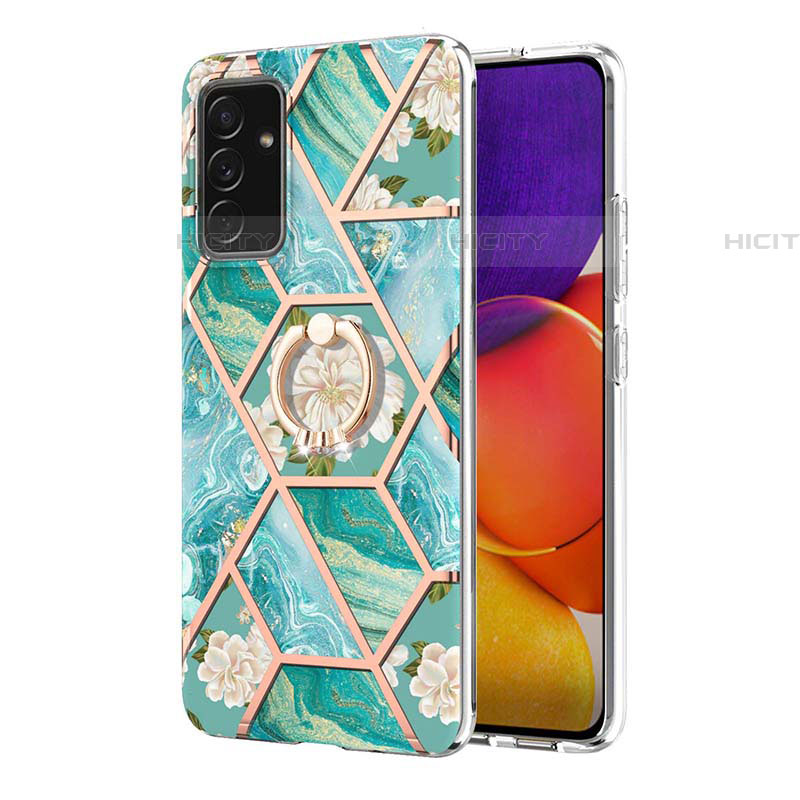 Custodia Silicone Gel Morbida Fantasia Modello Cover con Anello Supporto Y02B per Samsung Galaxy A05s