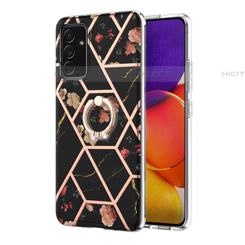 Custodia Silicone Gel Morbida Fantasia Modello Cover con Anello Supporto Y02B per Samsung Galaxy A82 5G