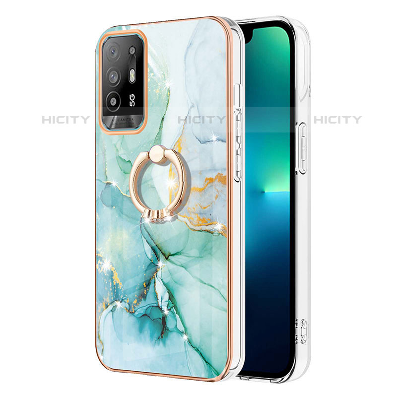 Custodia Silicone Gel Morbida Fantasia Modello Cover con Anello Supporto Y05B per Oppo A95 5G