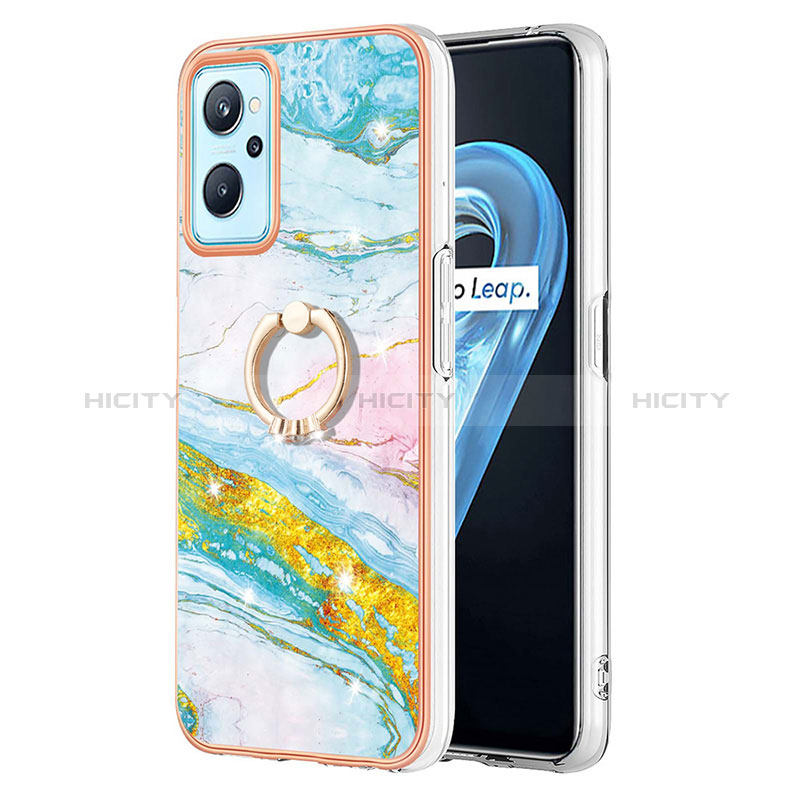 Custodia Silicone Gel Morbida Fantasia Modello Cover con Anello Supporto Y05B per Oppo K10 4G