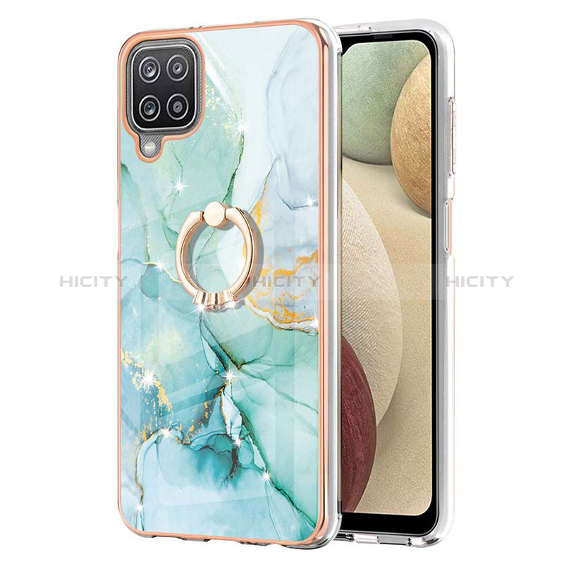 Custodia Silicone Gel Morbida Fantasia Modello Cover con Anello Supporto Y05B per Samsung Galaxy F12