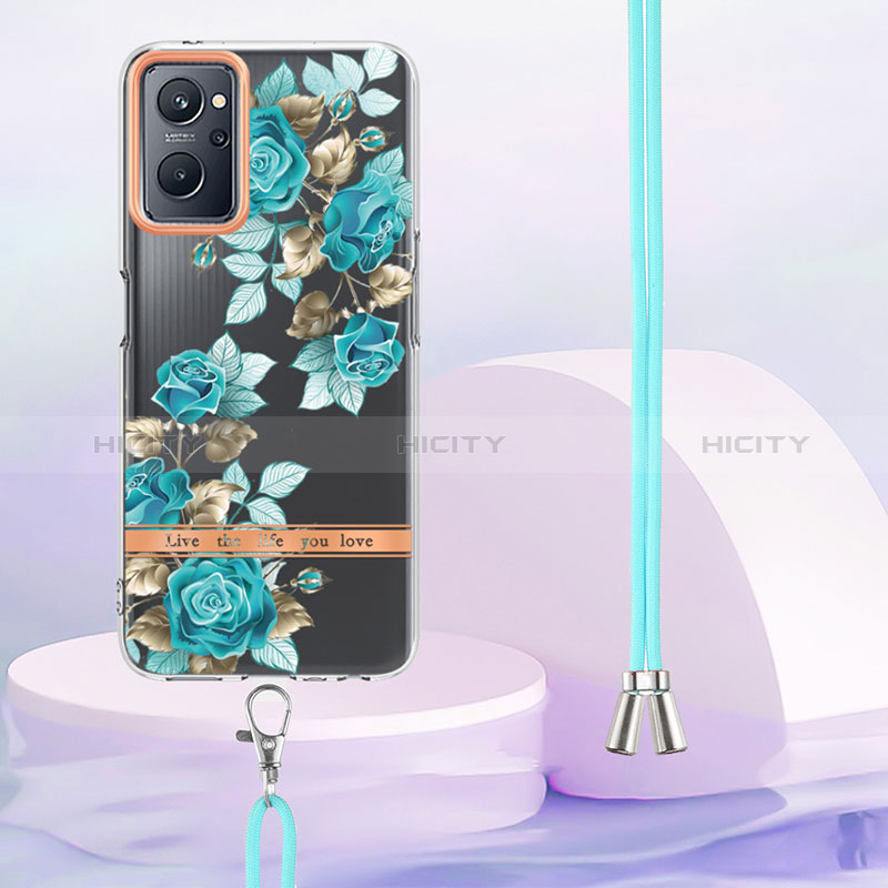 Custodia Silicone Gel Morbida Fantasia Modello Cover con Anello Supporto Y06B per Oppo K10 4G